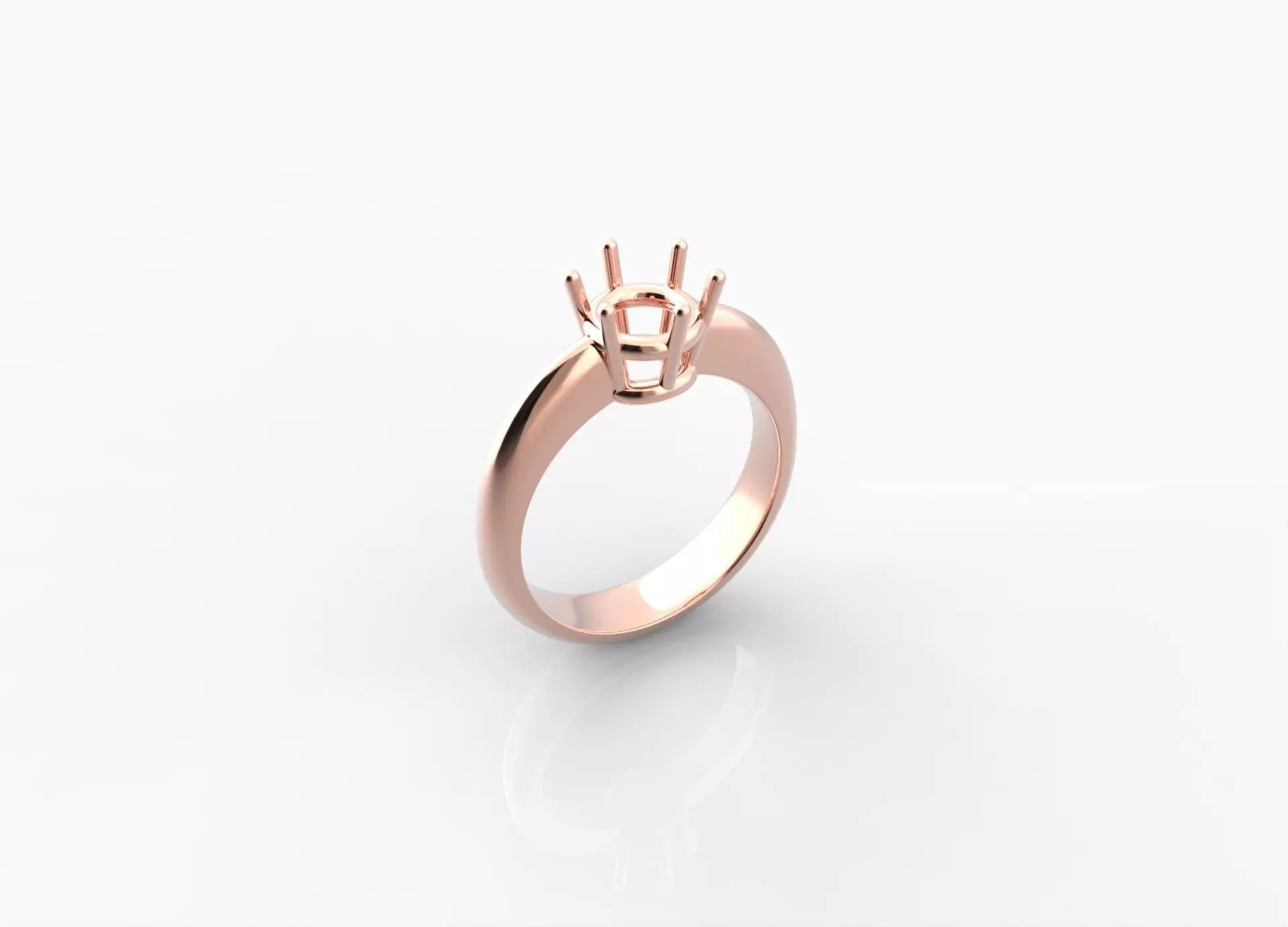 Solitario collezione Classico Caratura Ct 1  3D model_0