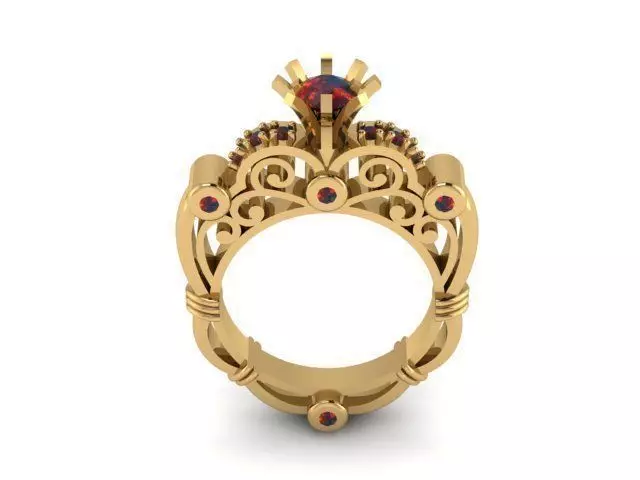 luxury Jewelry ring 3D print model