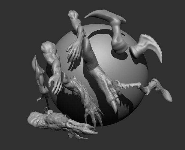 IMM Arms V2 3D model
