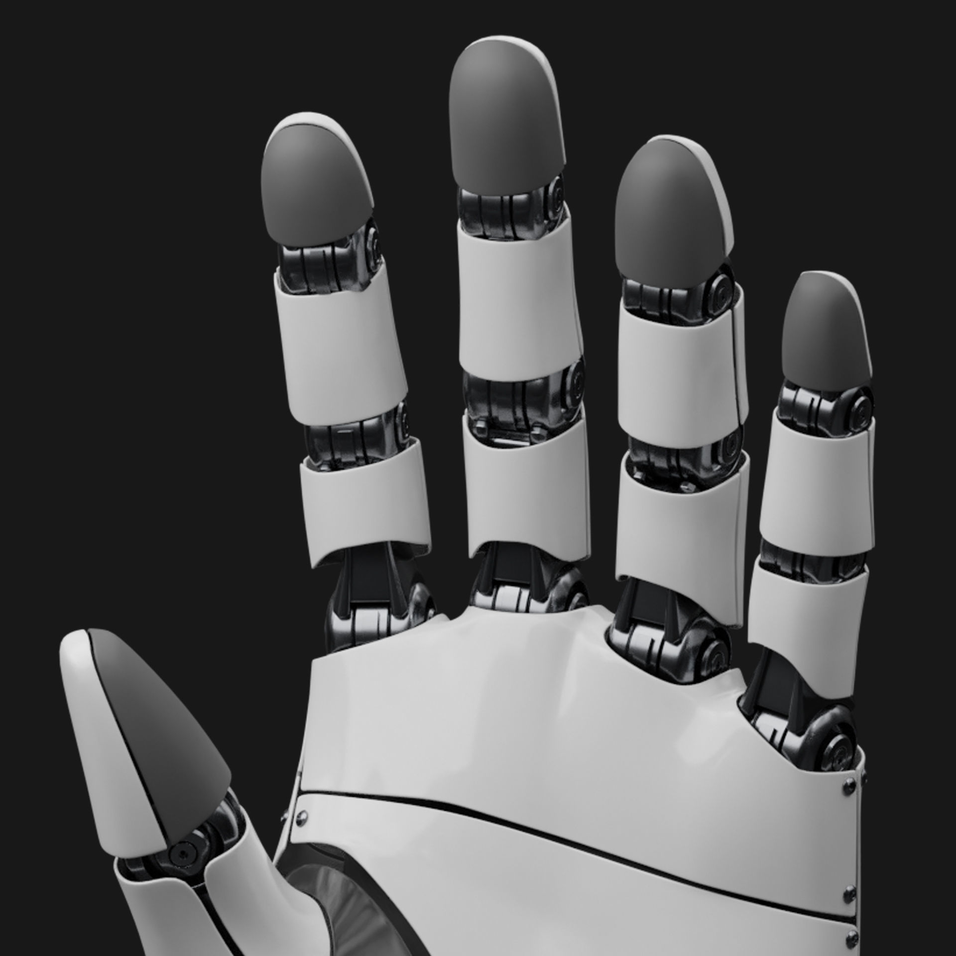 Robot Hand 3D model_4