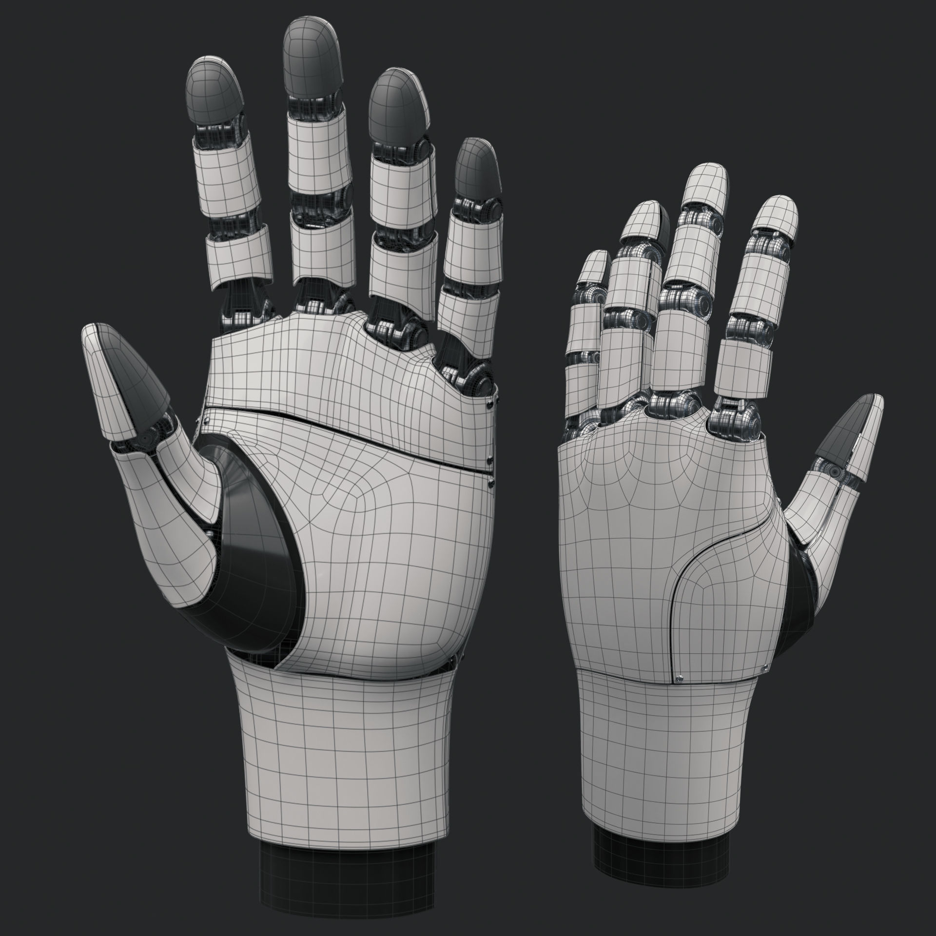 Robot Hand 3D model_1