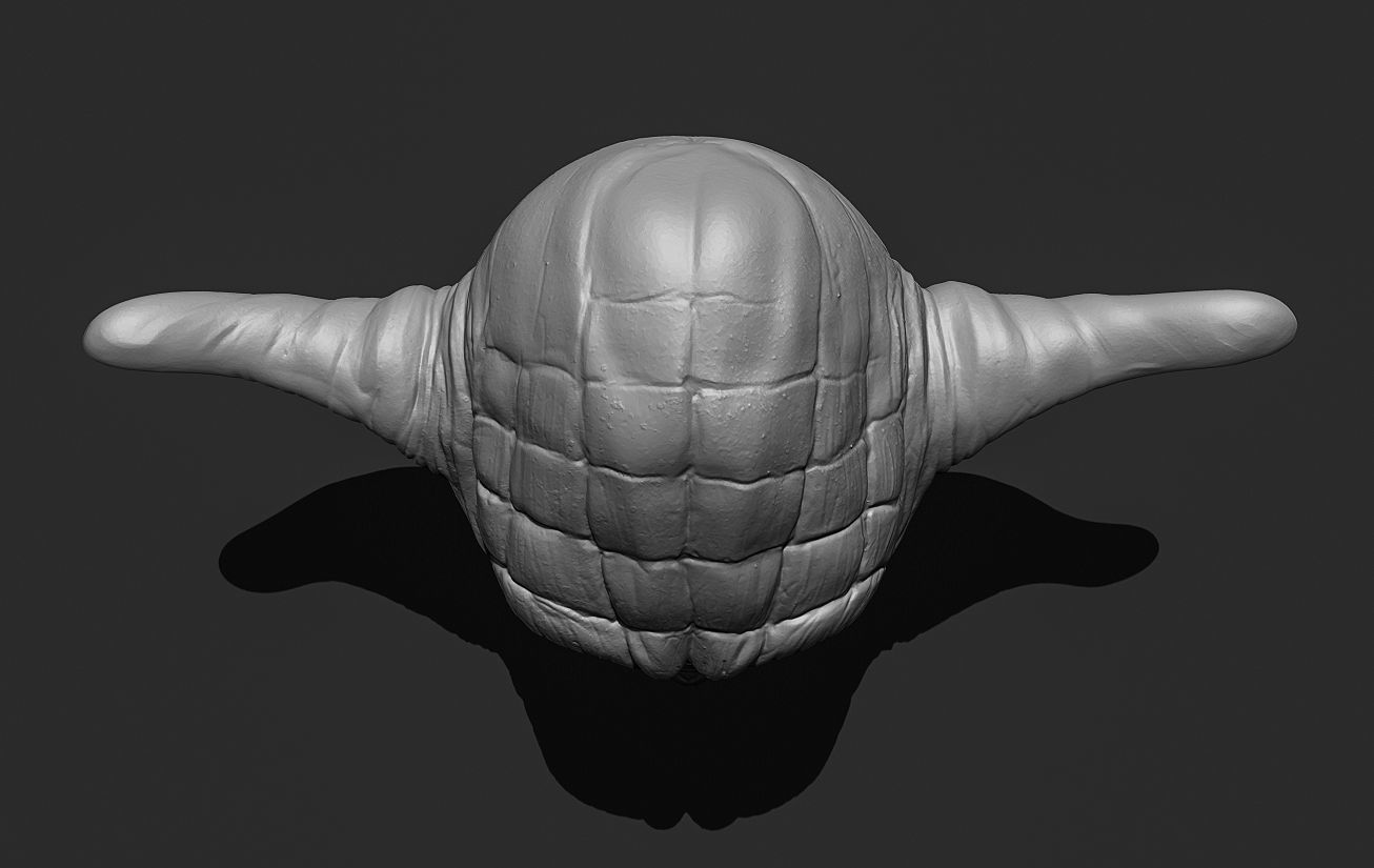 Yoda Head 3D print model_16