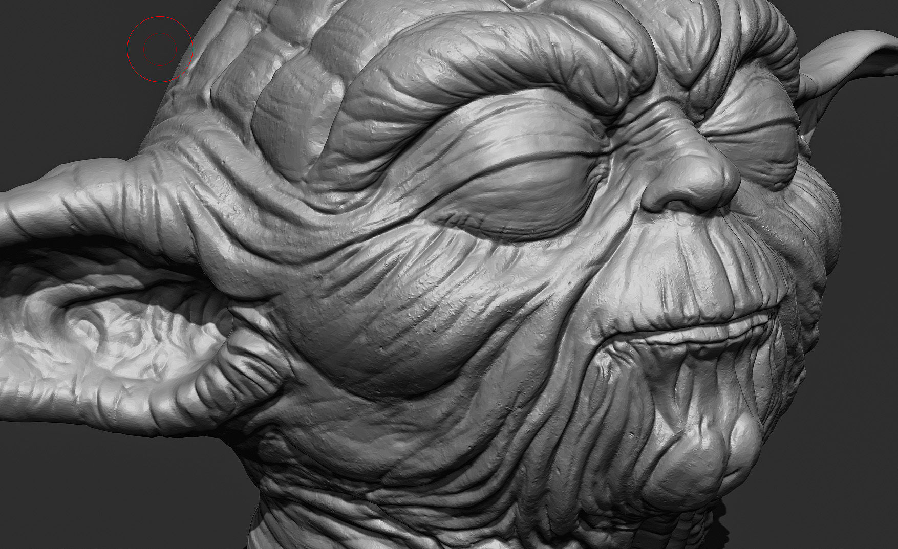 Yoda Head 3D print model_24