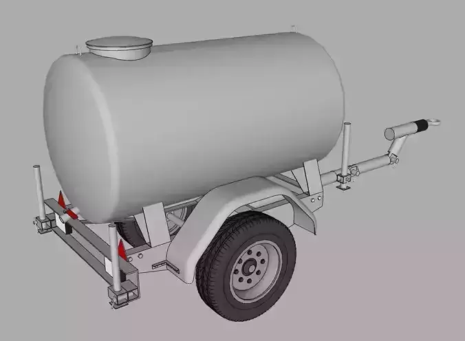 Tonne a eau 1000L - Water trailer 1000L