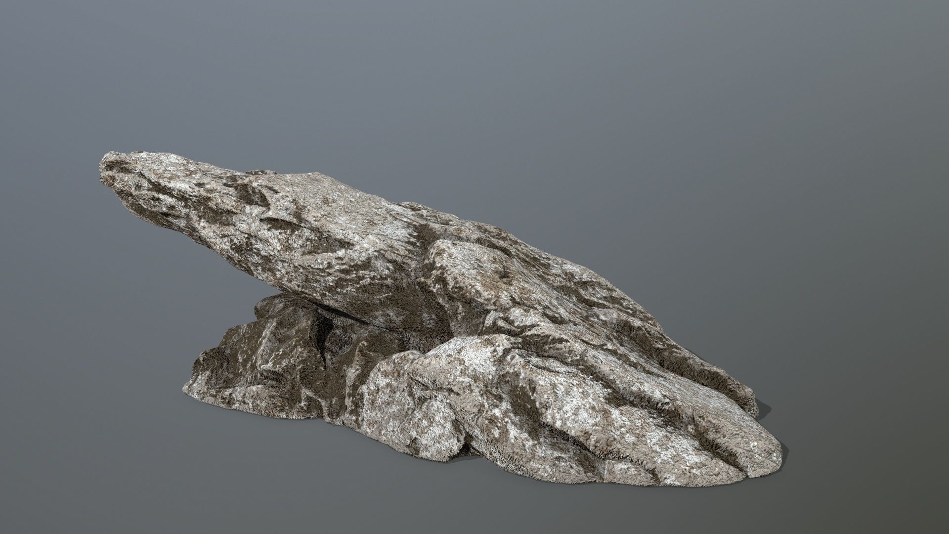 rocks set rock Low-poly 3D model_2