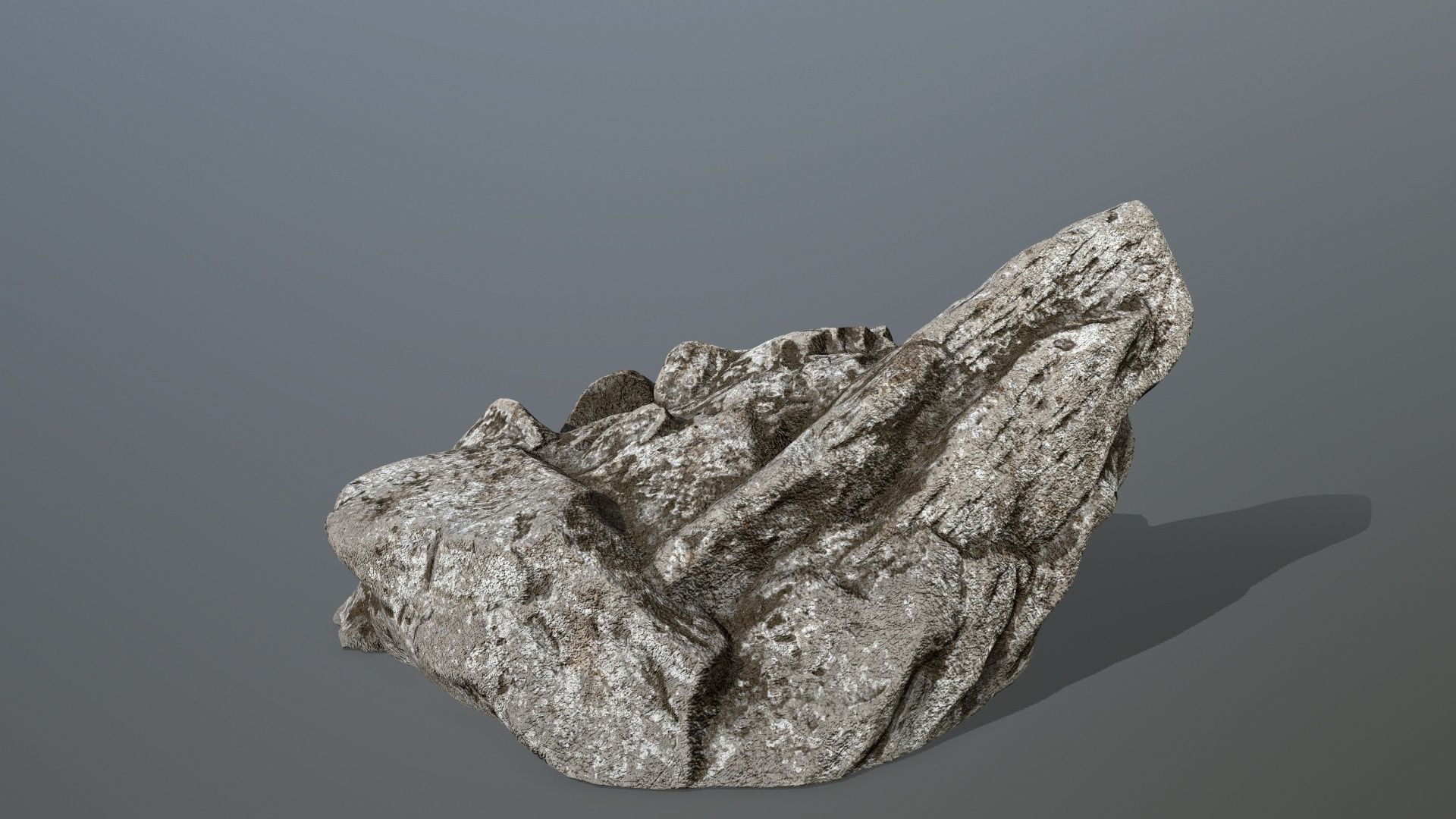 rocks set rock Low-poly 3D model_10