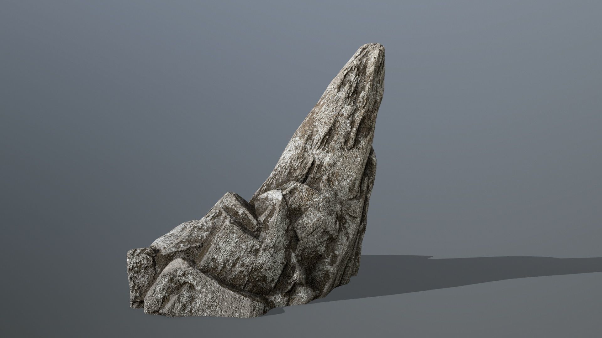 rocks set rock Low-poly 3D model_6