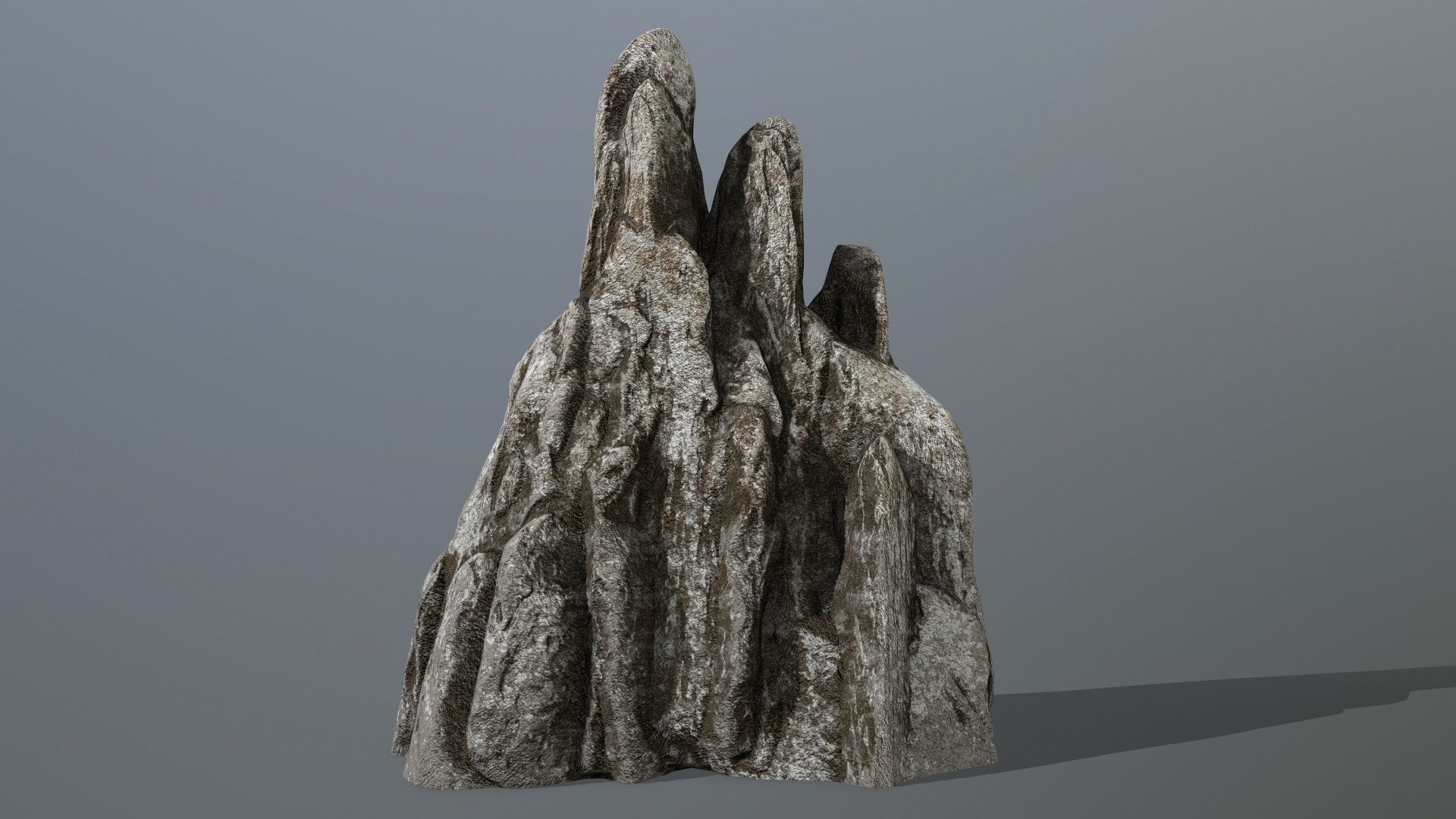 rocks set rock Low-poly 3D model_8