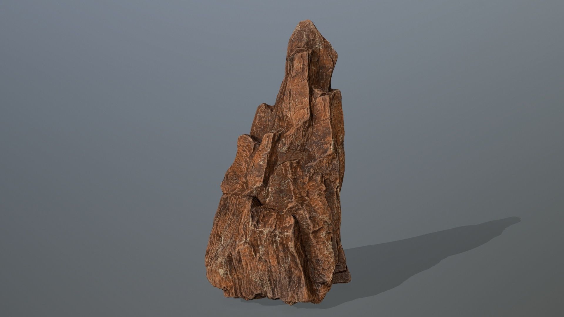 desert rocks Low-poly 3D model_5
