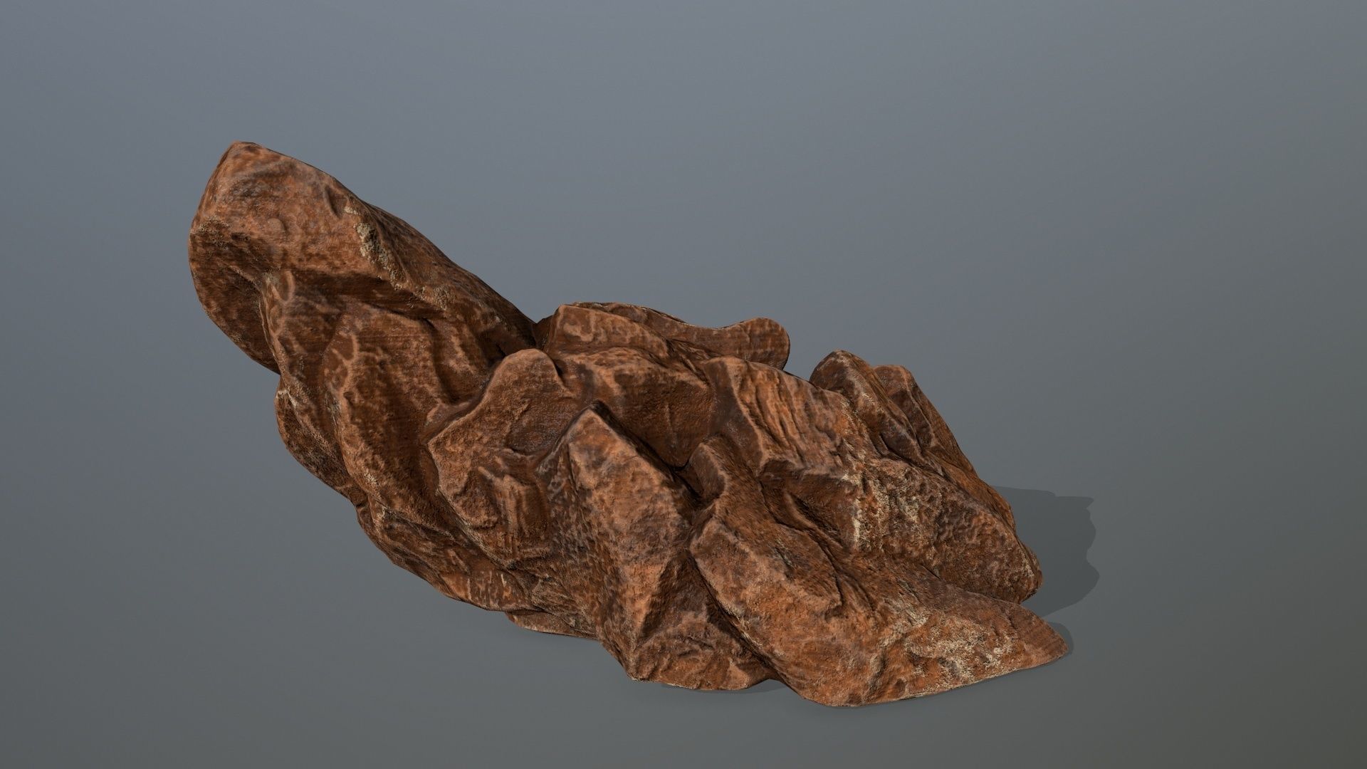 desert rocks Low-poly 3D model_8