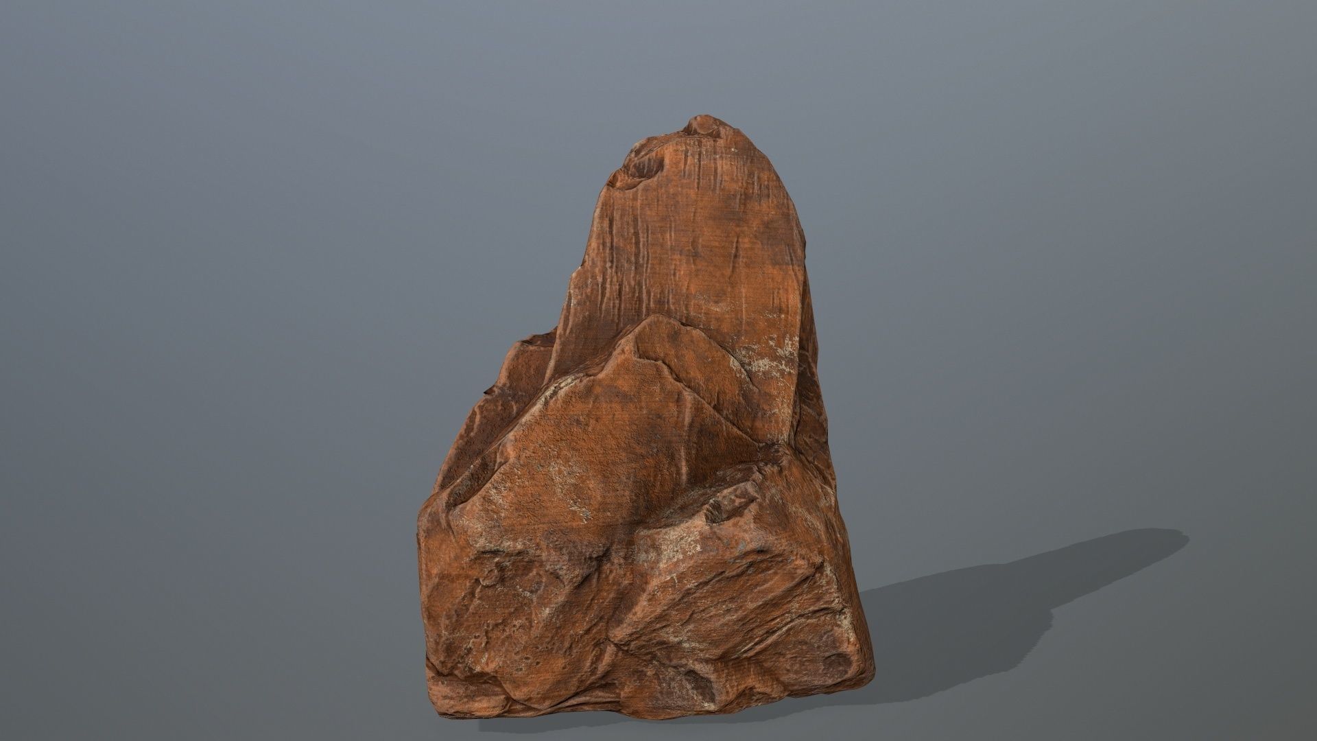 desert rocks Low-poly 3D model_12