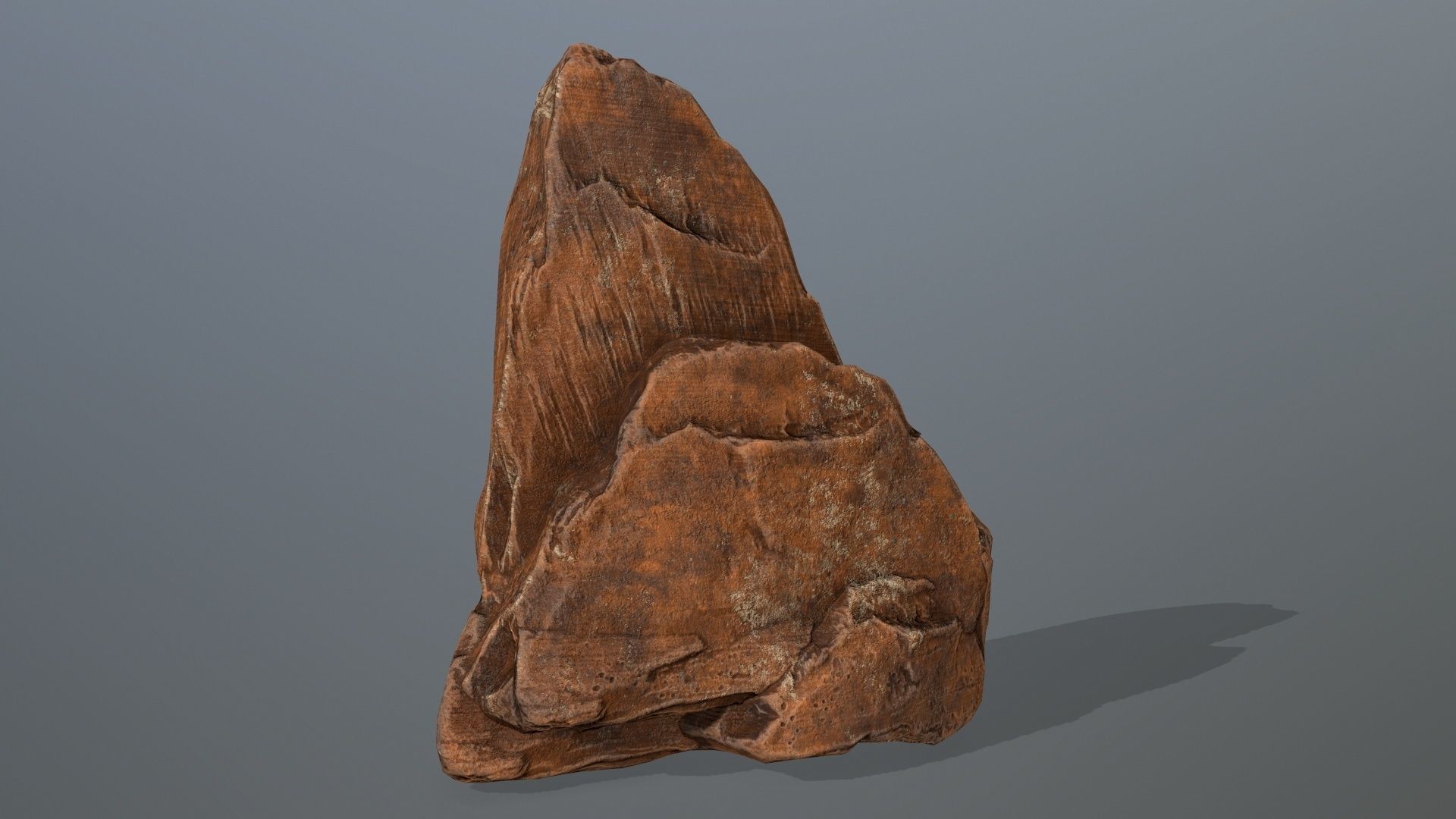 desert rocks Low-poly 3D model_11