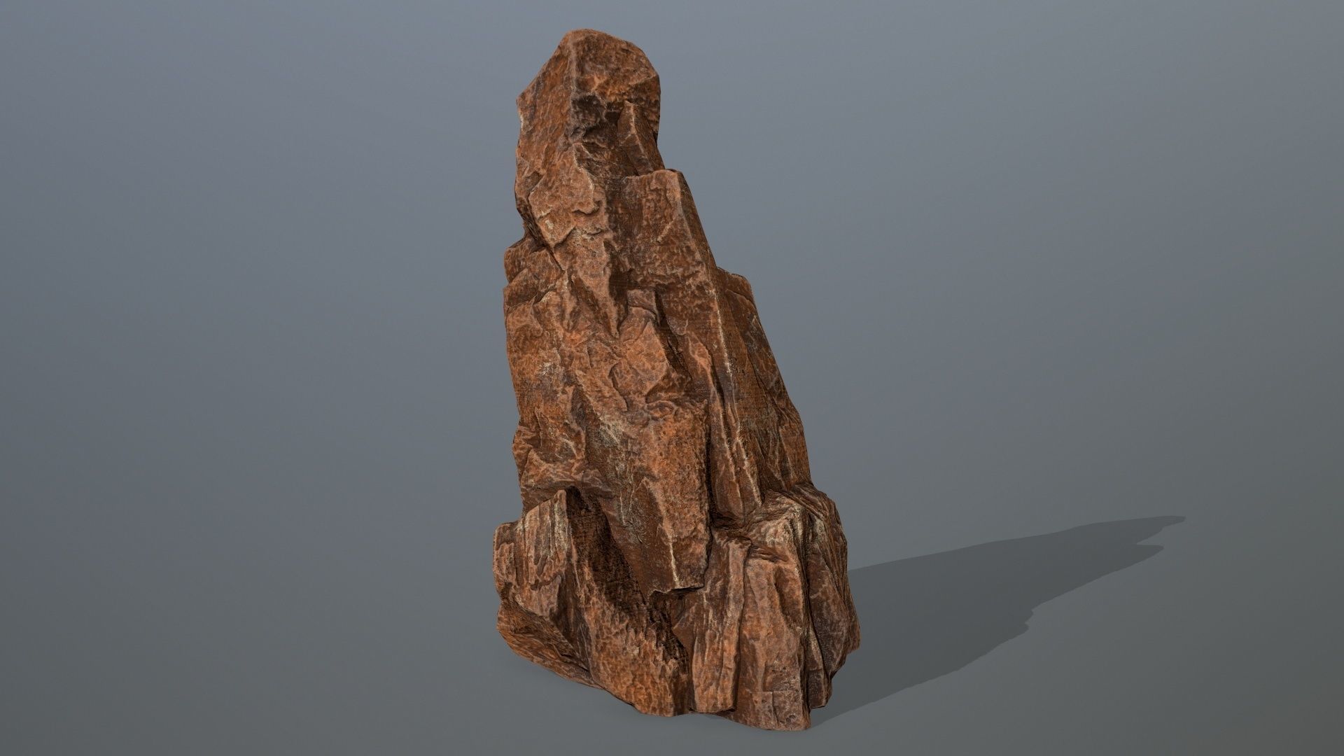 desert rocks Low-poly 3D model_3