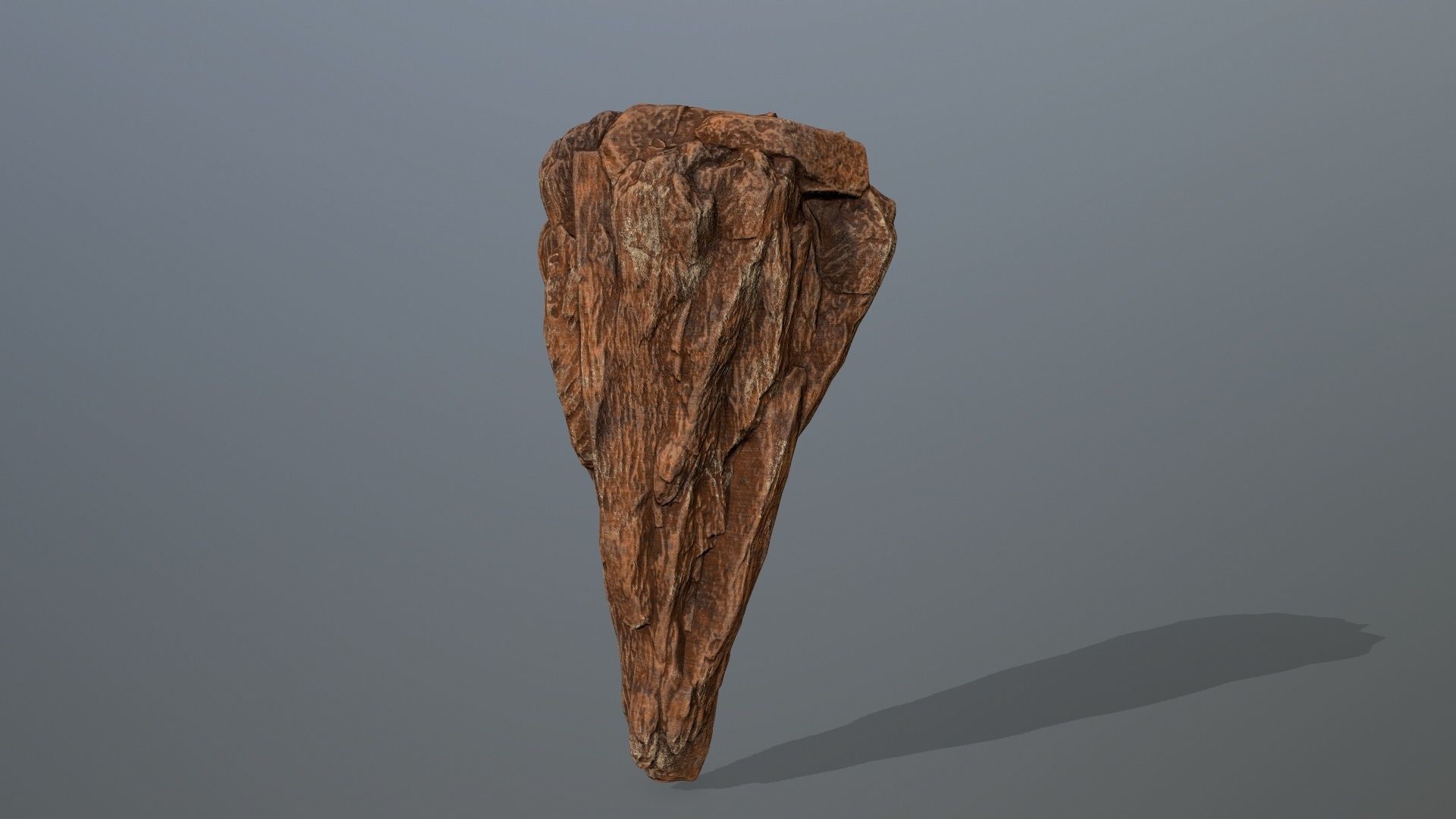 desert rocks Low-poly 3D model_4