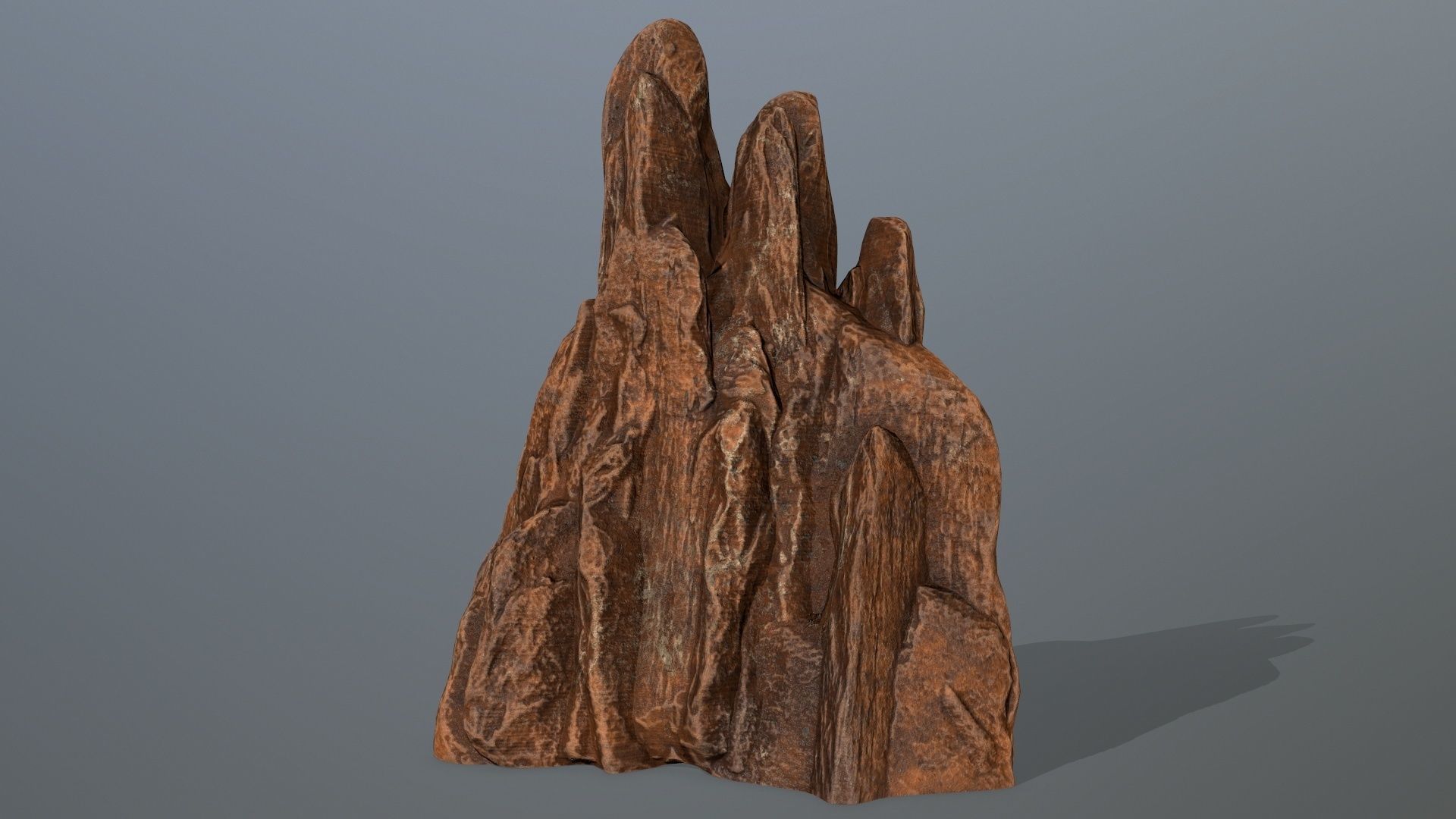 desert rocks Low-poly 3D model_10