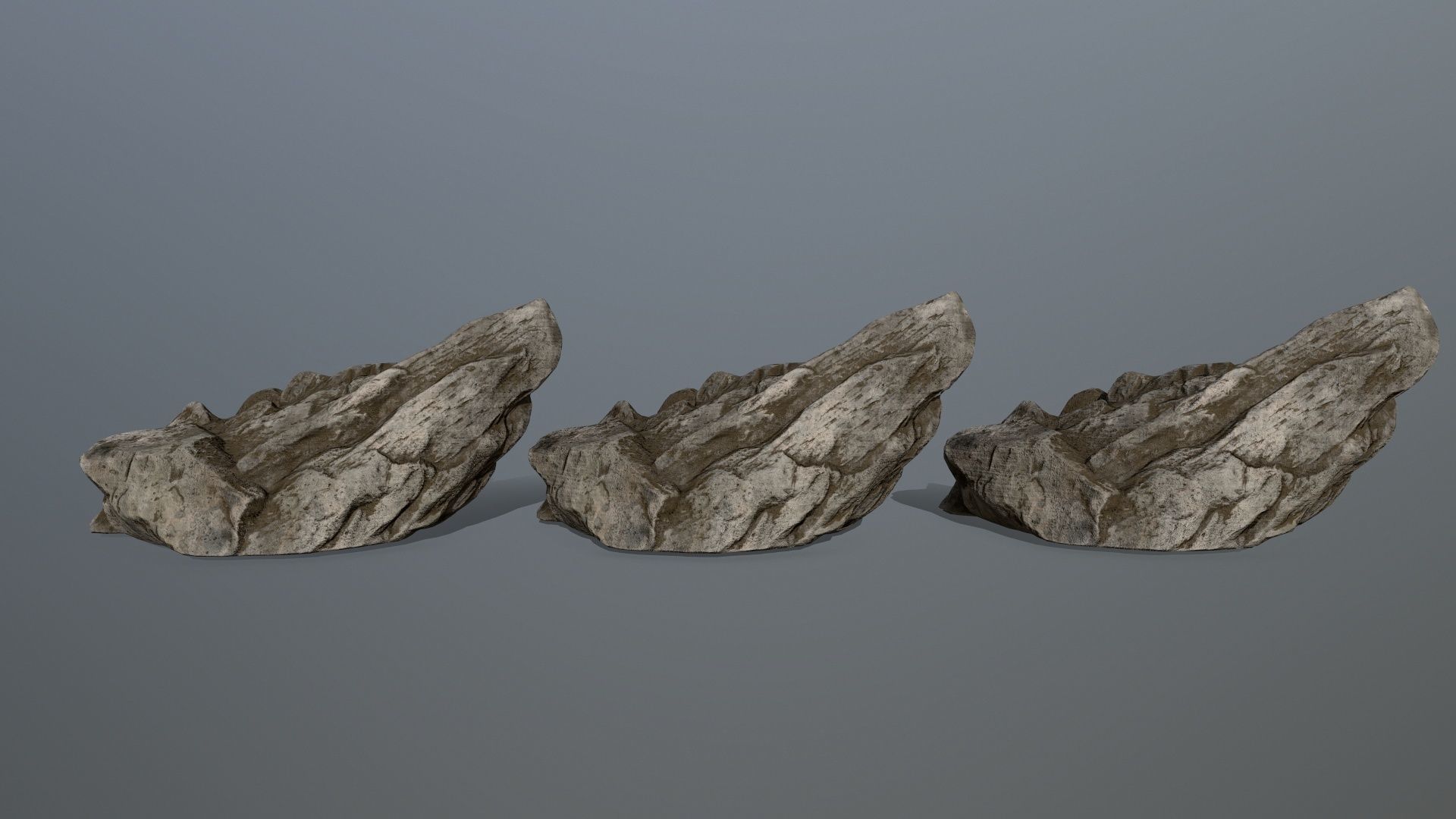 rocks rock Low-poly 3D model_19