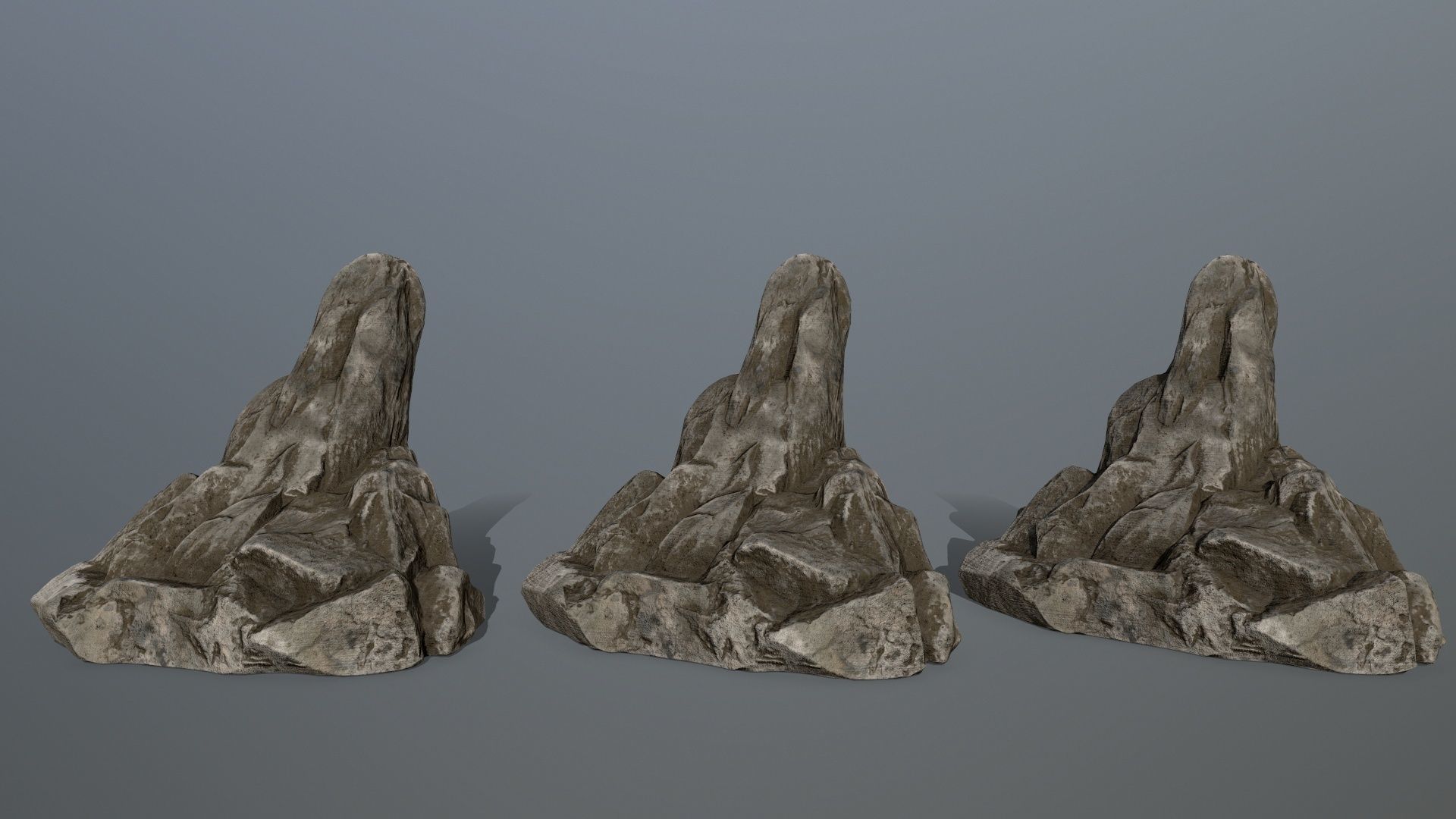 rocks rock Low-poly 3D model_23
