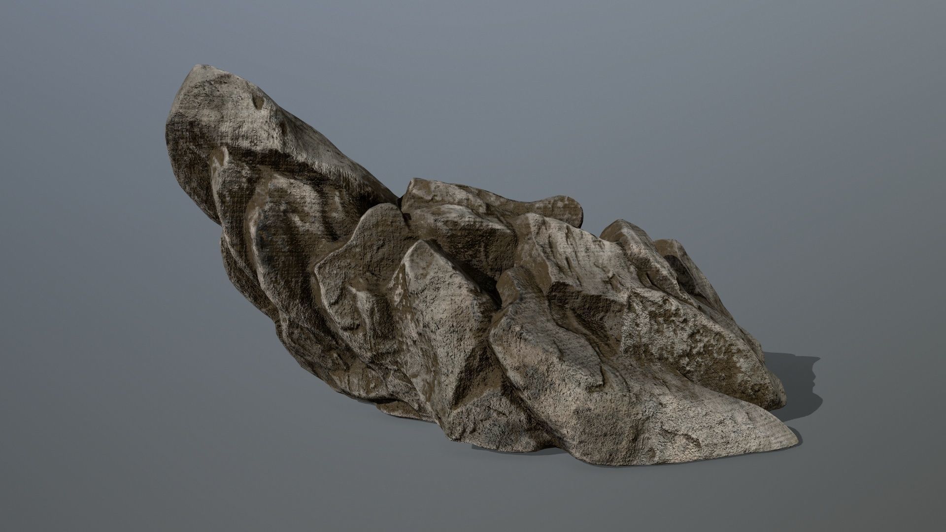 rocks rock Low-poly 3D model_5