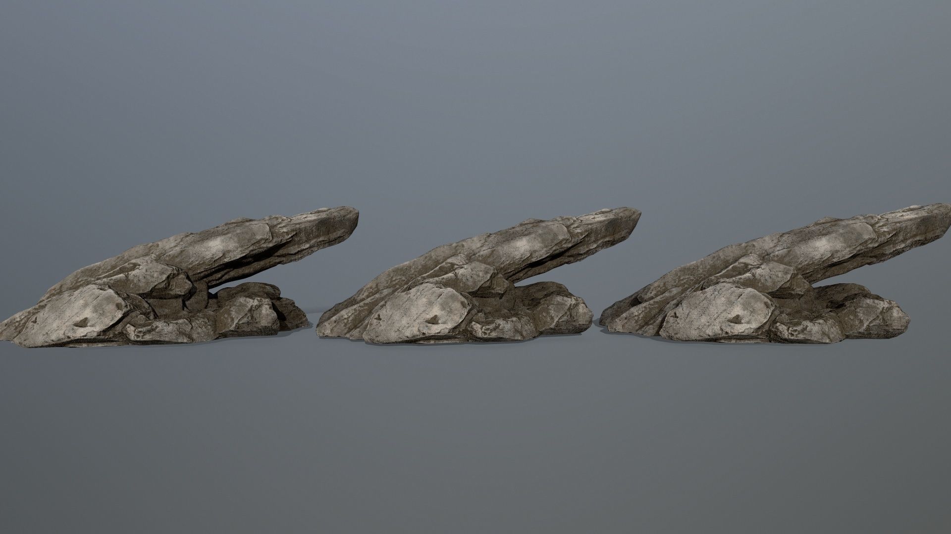 rocks rock Low-poly 3D model_21