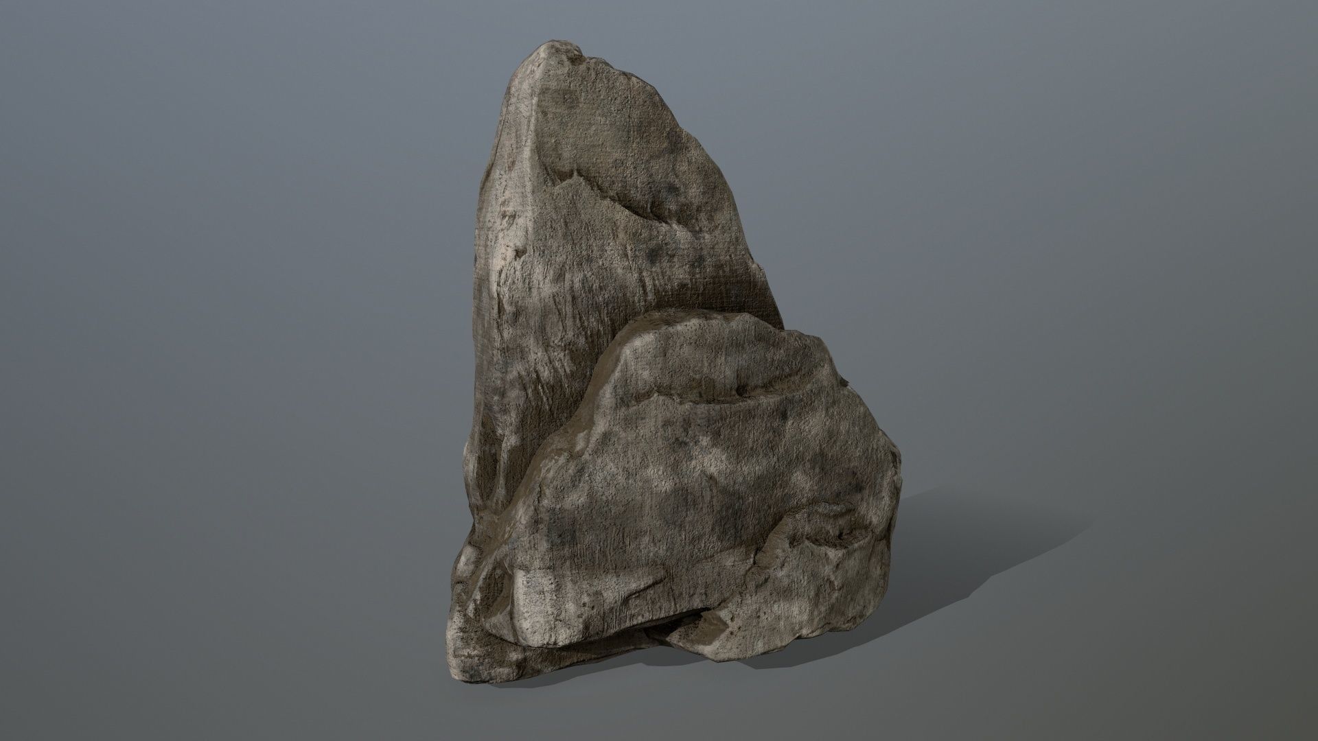 rocks rock Low-poly 3D model_12