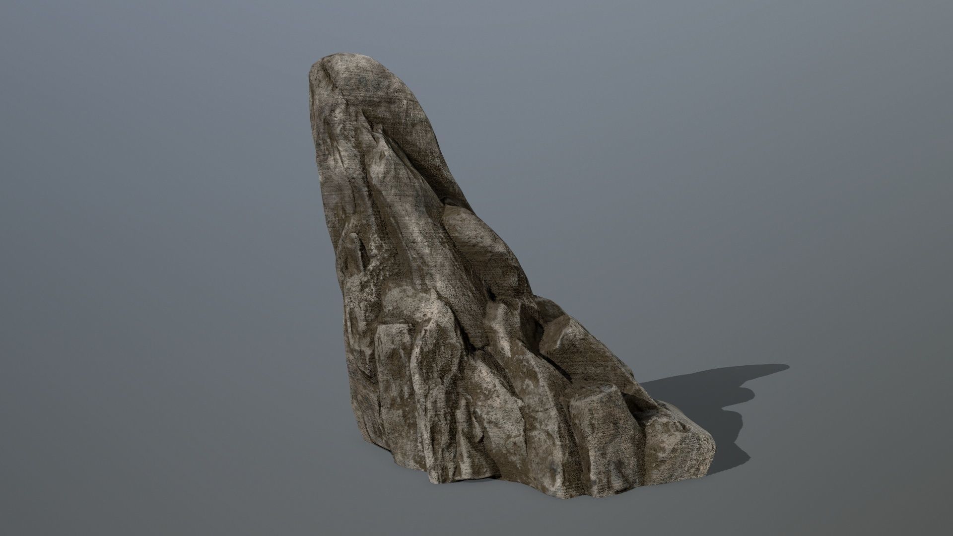 rocks rock Low-poly 3D model_7