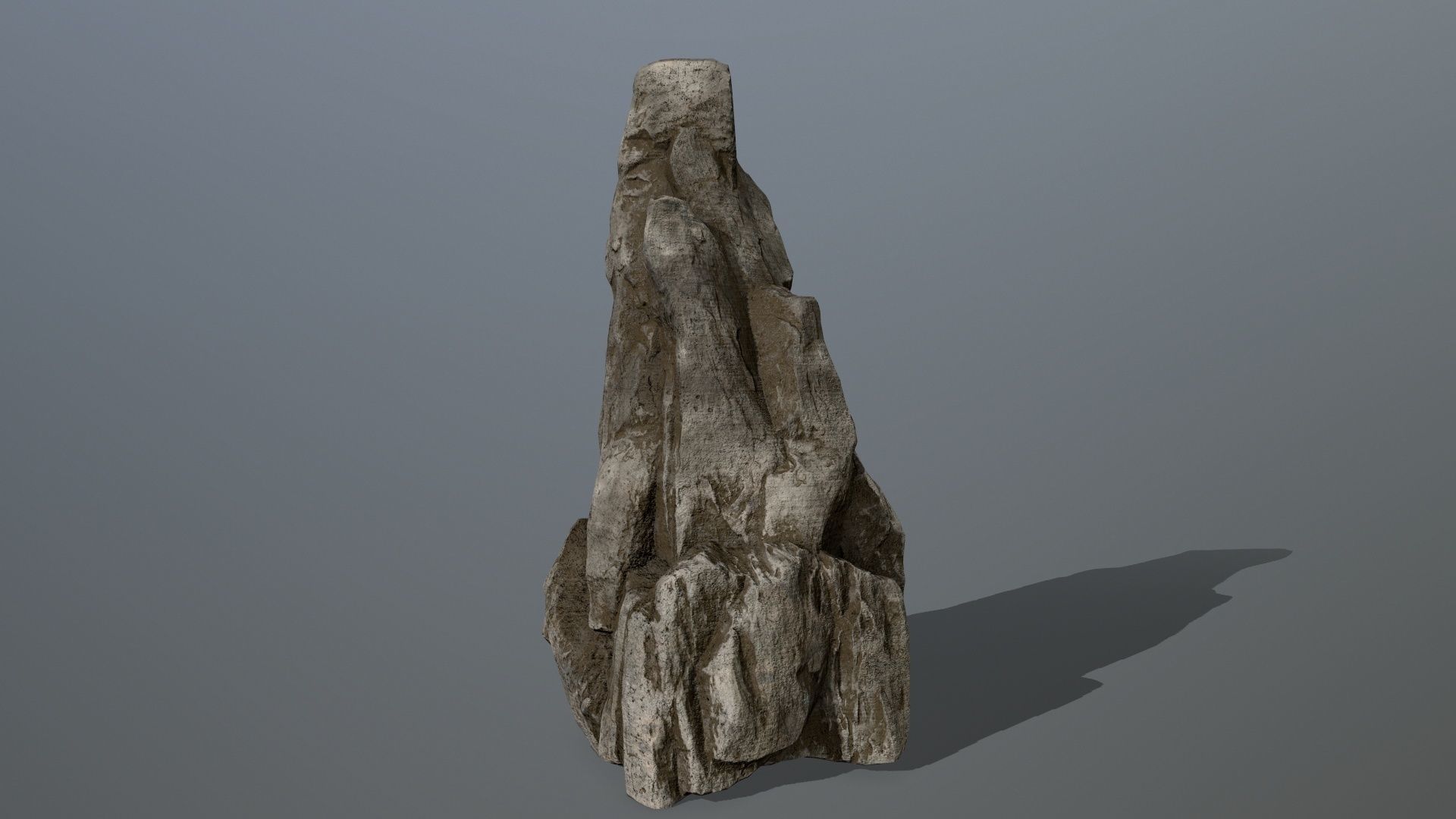 rocks rock Low-poly 3D model_3