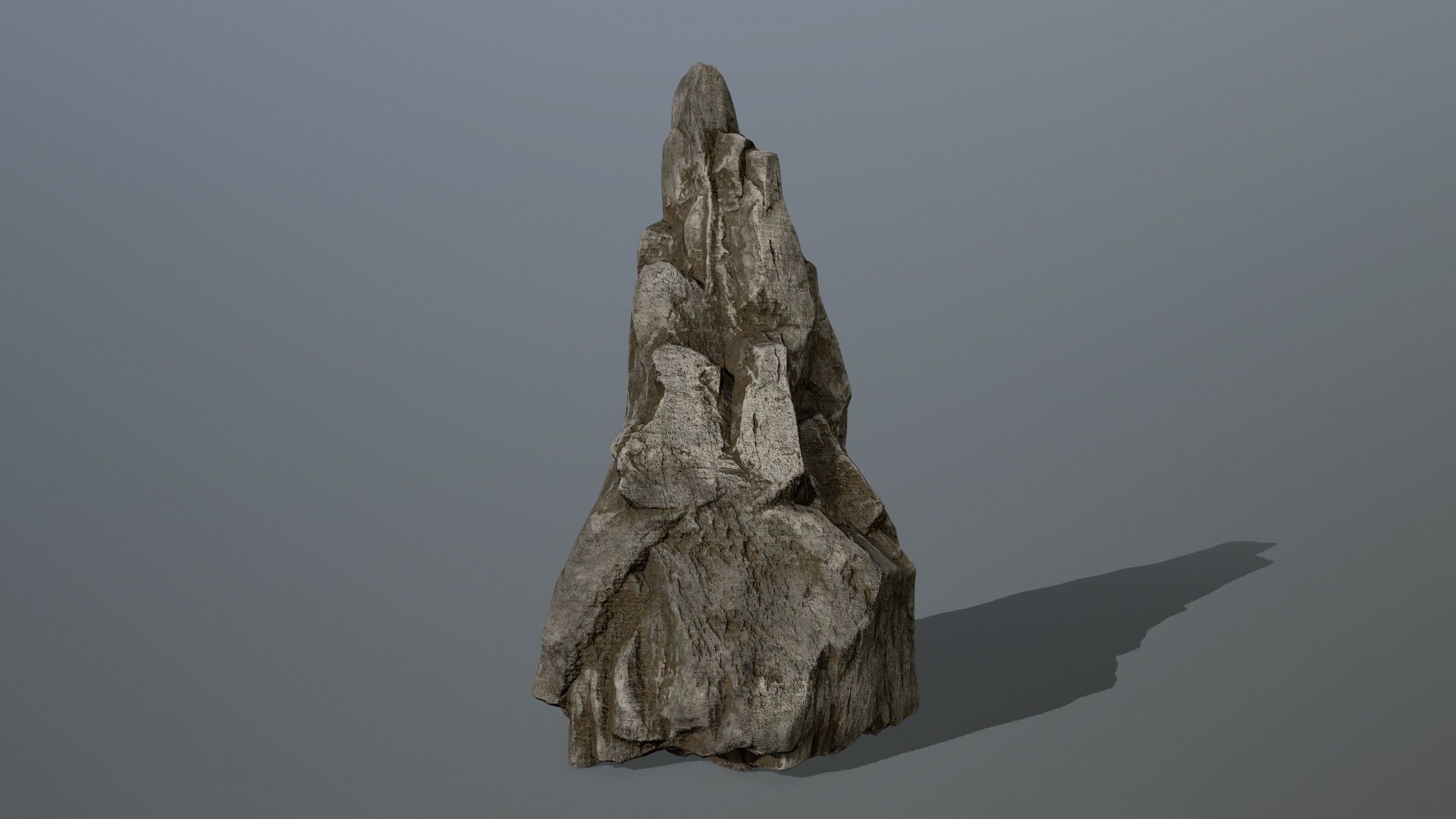rocks rock Low-poly 3D model_4