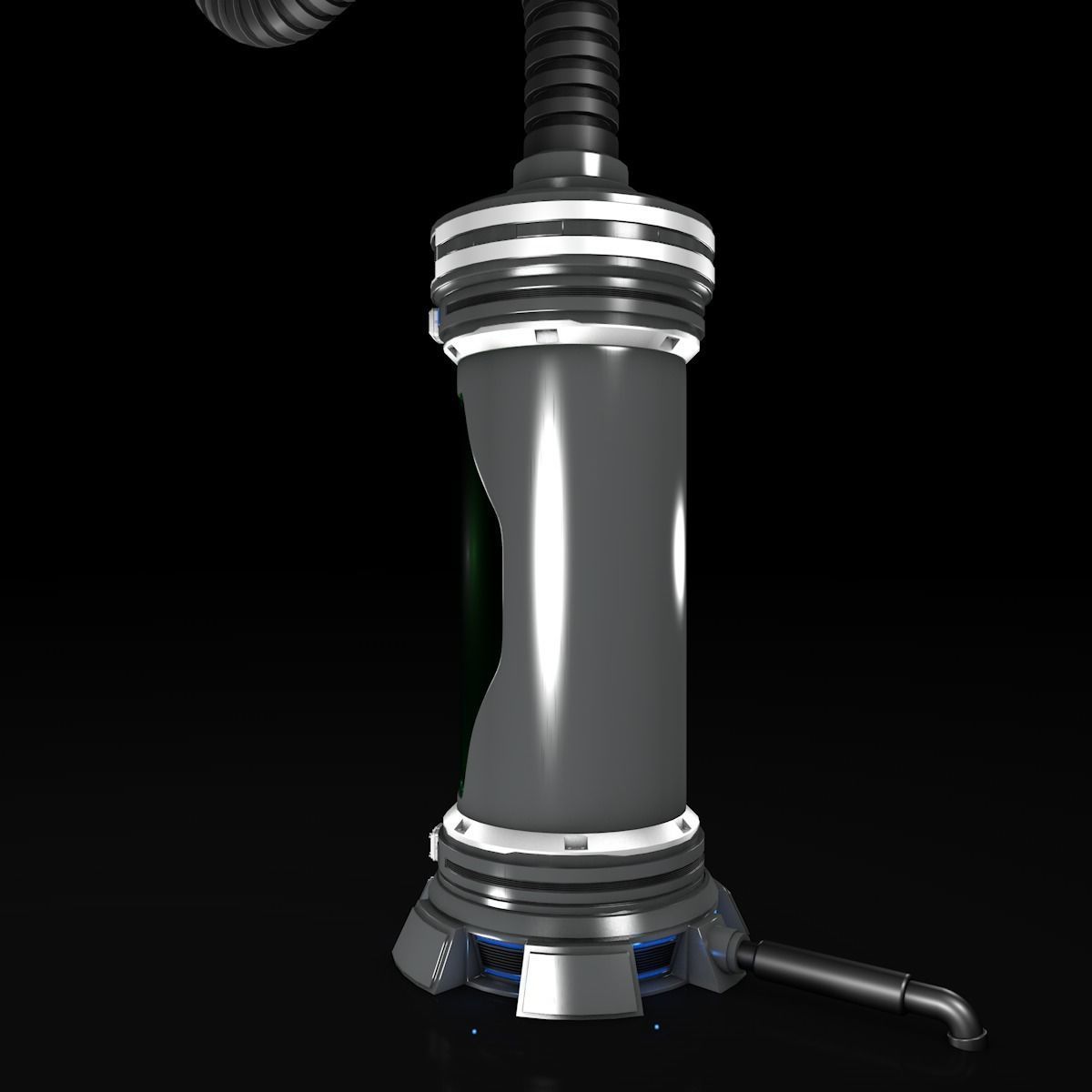 Sci Fi Liquid Container 3D model_3