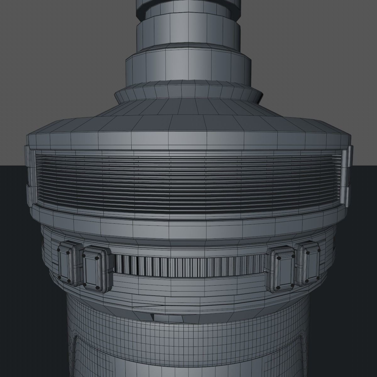 Sci Fi Liquid Container 3D model_16