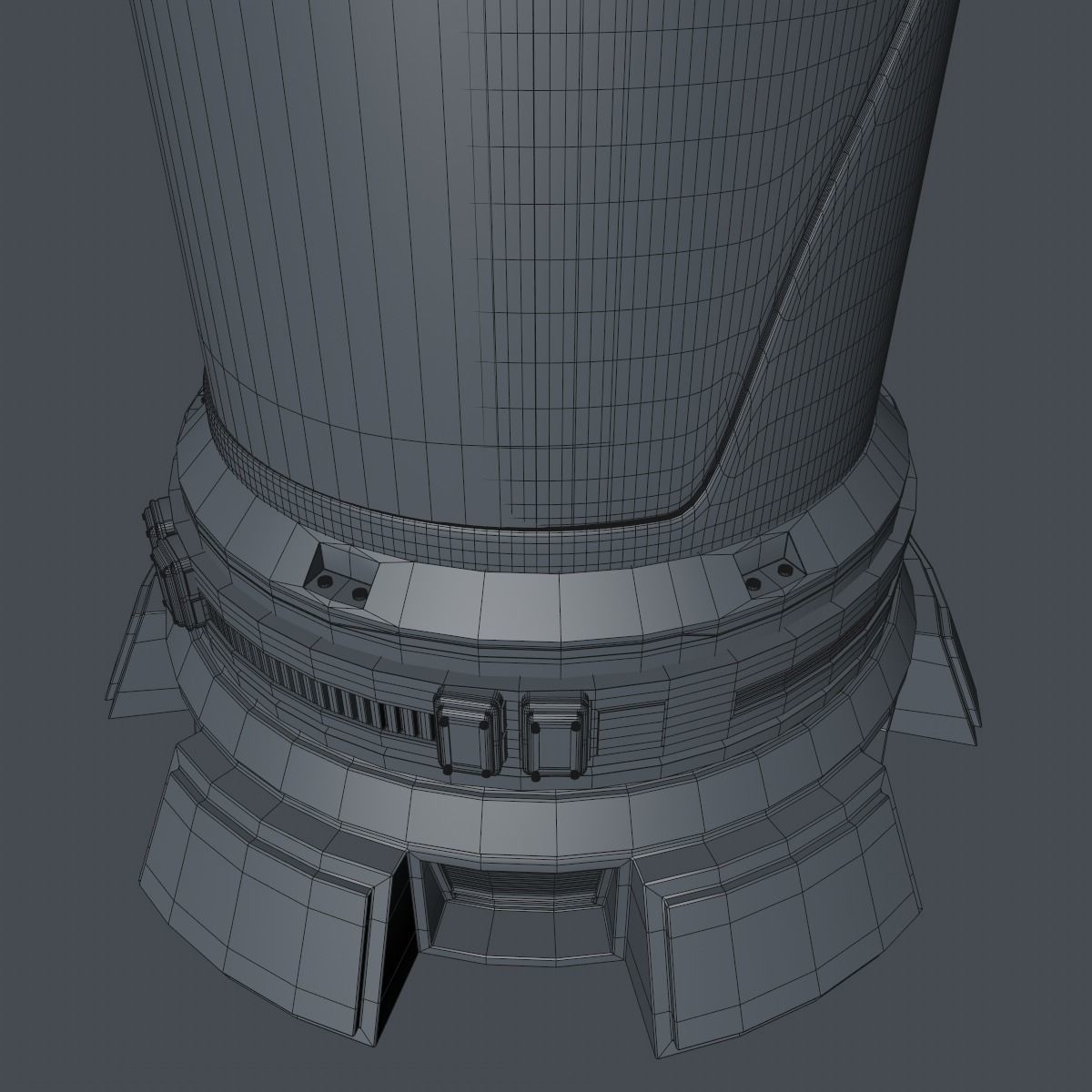 Sci Fi Liquid Container 3D model_21