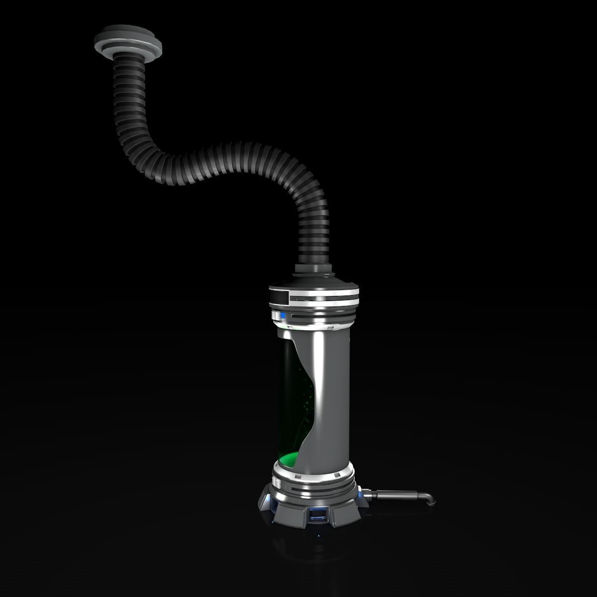 Sci Fi Liquid Container 3D model_2