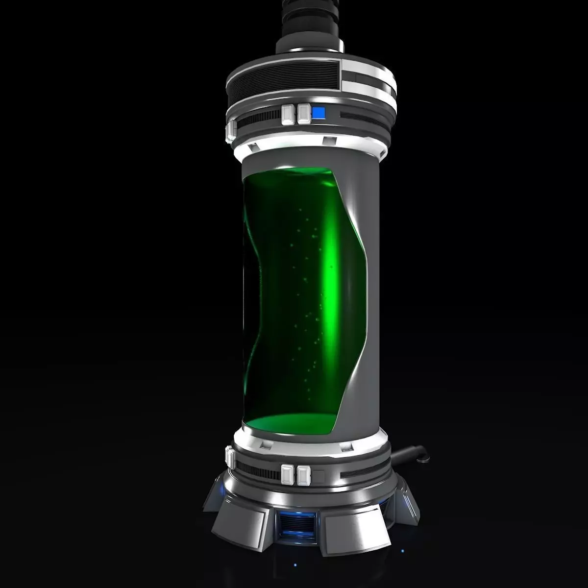 Sci Fi Liquid Container 3D model_0