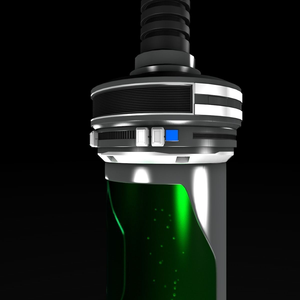 Sci Fi Liquid Container 3D model_5