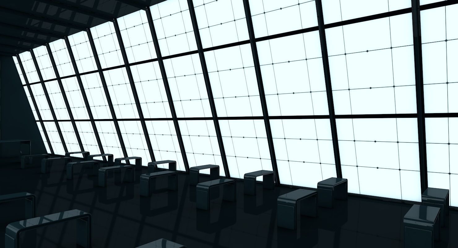 Sci Fi Interior 3D model_4