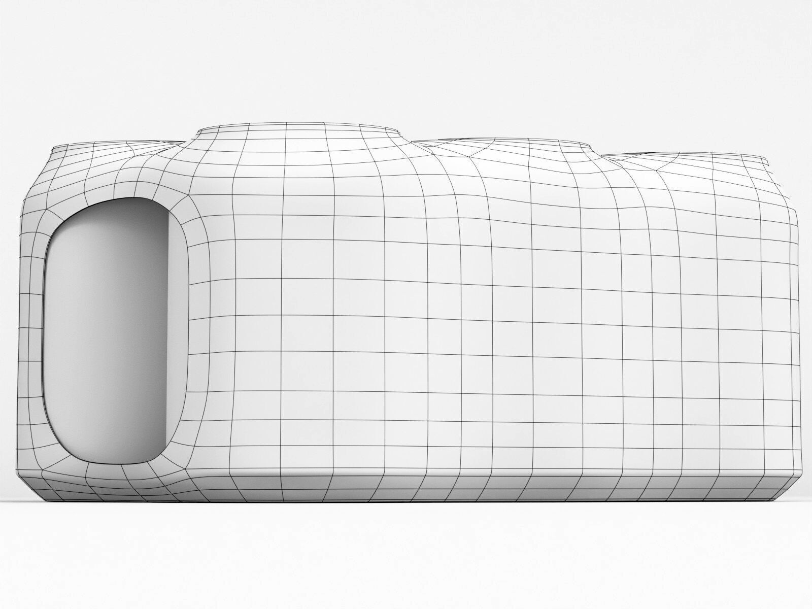 6 pack 250ml beverage cans in a plastic shrinkwrap 3D model_9