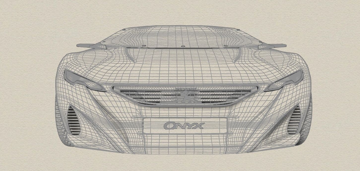 Peugeot Onyx Concept - IGES model 3D model_2