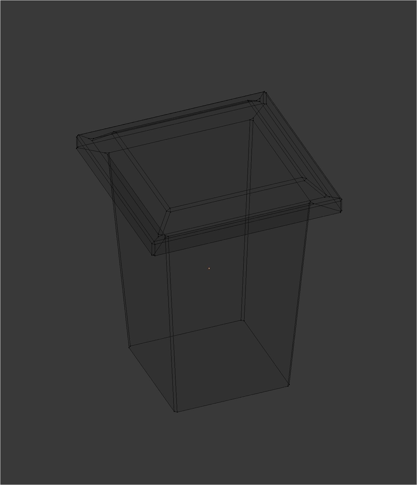 Low poly model of a diner Low-poly 3D model_11