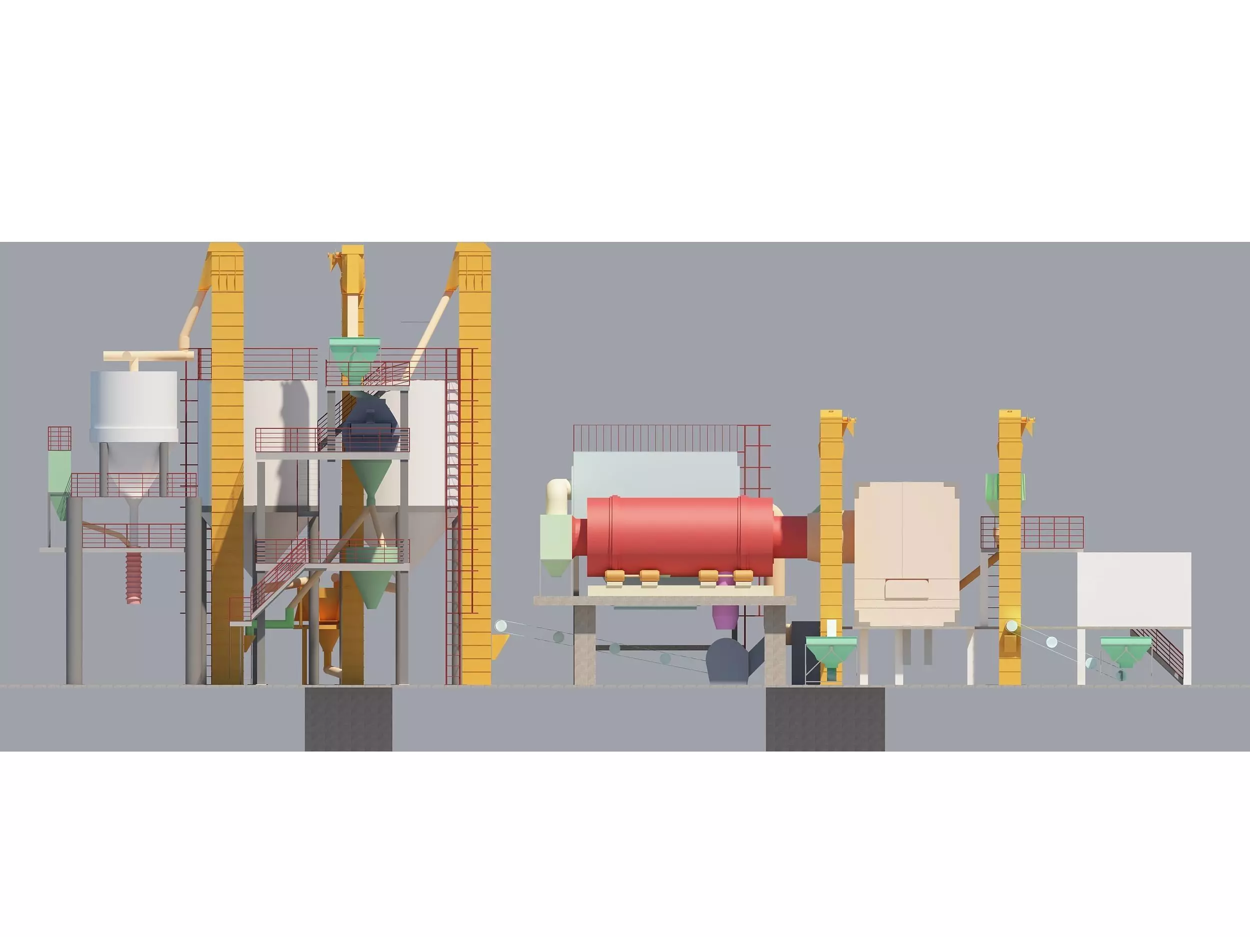 FATORY CEMENT 3D model