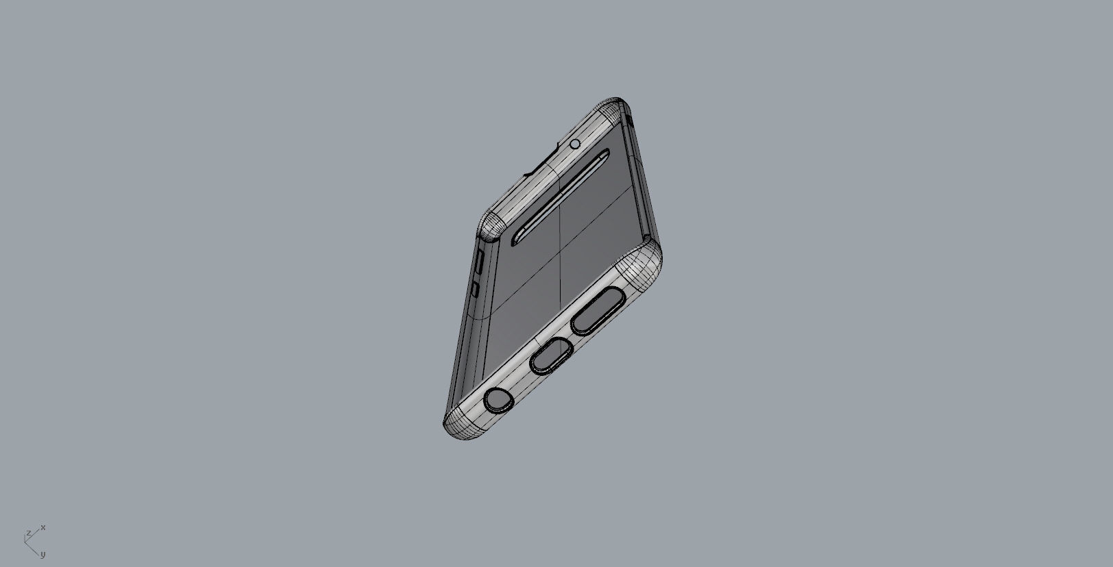SAMSUNG Galaxy S10 case design 3D print model_14