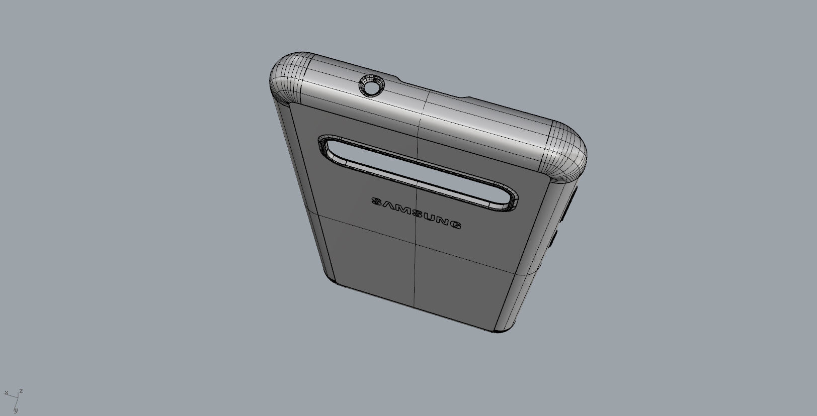 SAMSUNG Galaxy S10 case design 3D print model_17