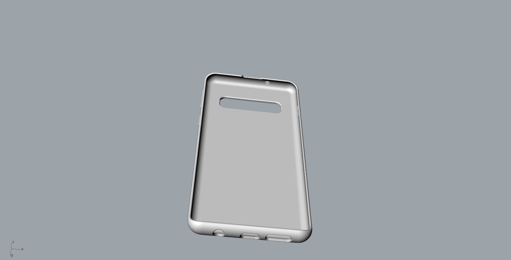 SAMSUNG Galaxy S10 case design 3D print model_3