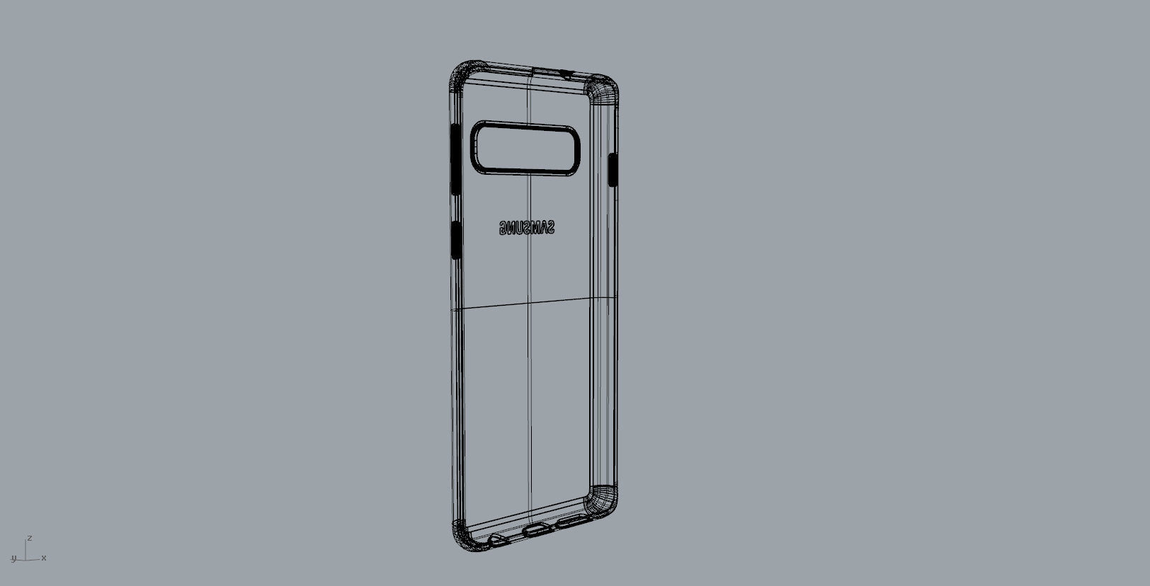 SAMSUNG Galaxy S10 case design 3D print model_24