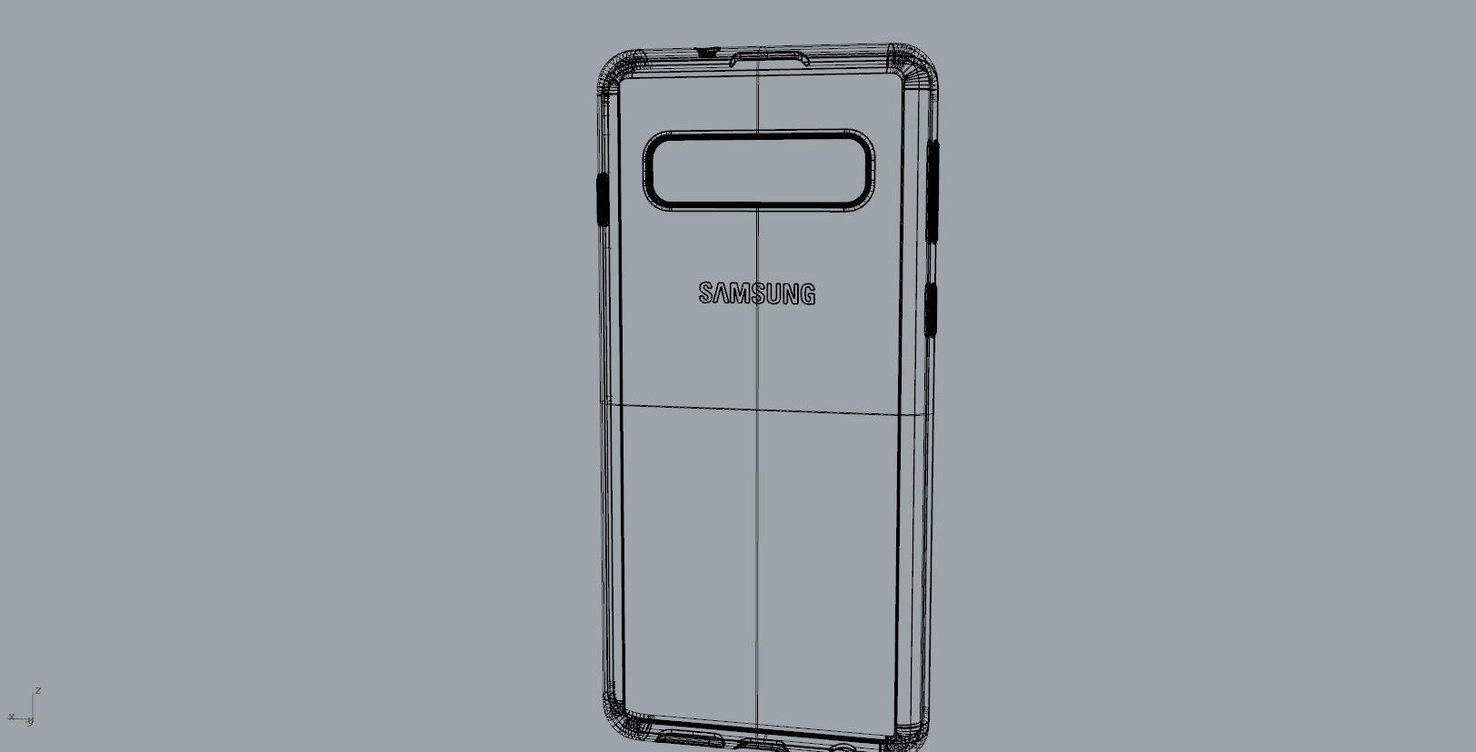 SAMSUNG Galaxy S10 case design 3D print model_22
