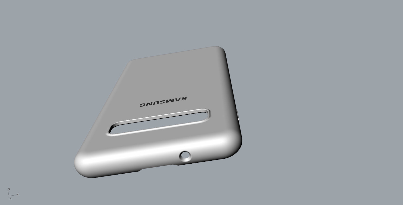 SAMSUNG Galaxy S10 case design 3D print model_7