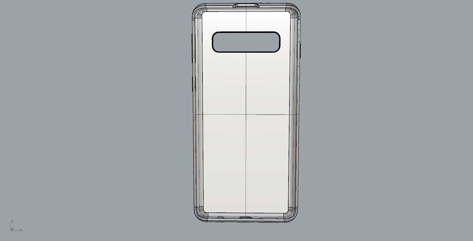 SAMSUNG Galaxy S10 case design 3D print model_12