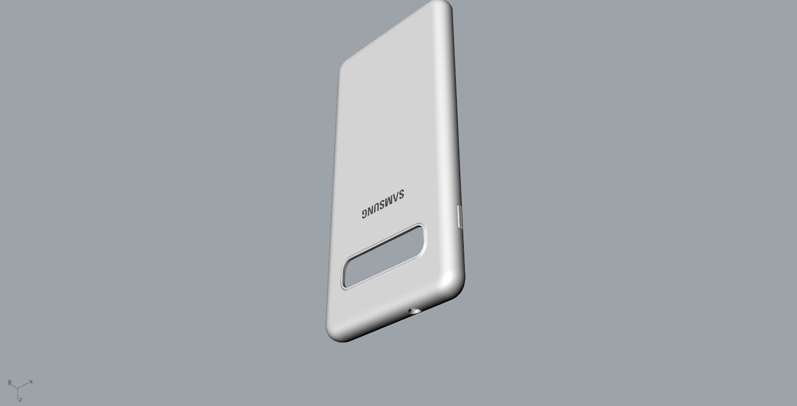 SAMSUNG Galaxy S10 case design 3D print model_8