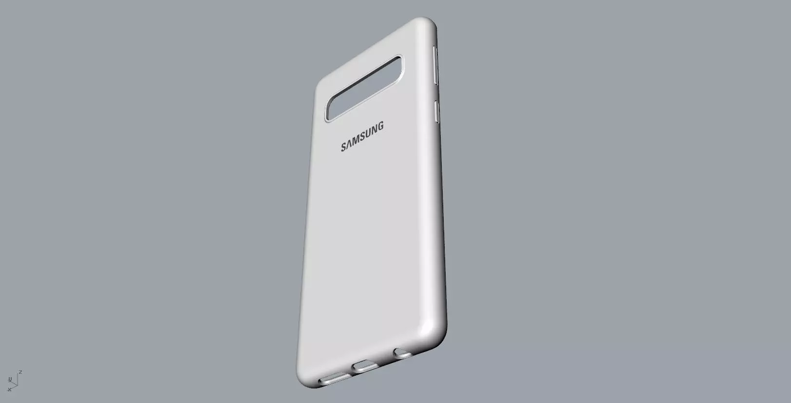 SAMSUNG Galaxy S10 case design 3D print model_0