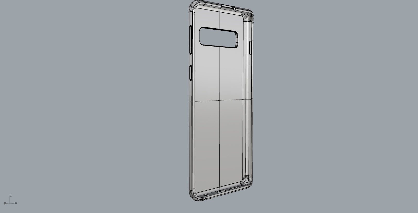 SAMSUNG Galaxy S10 case design 3D print model_11