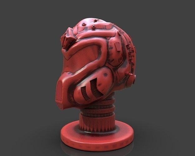 Sci-Fi Soldier Helmet 3D print model