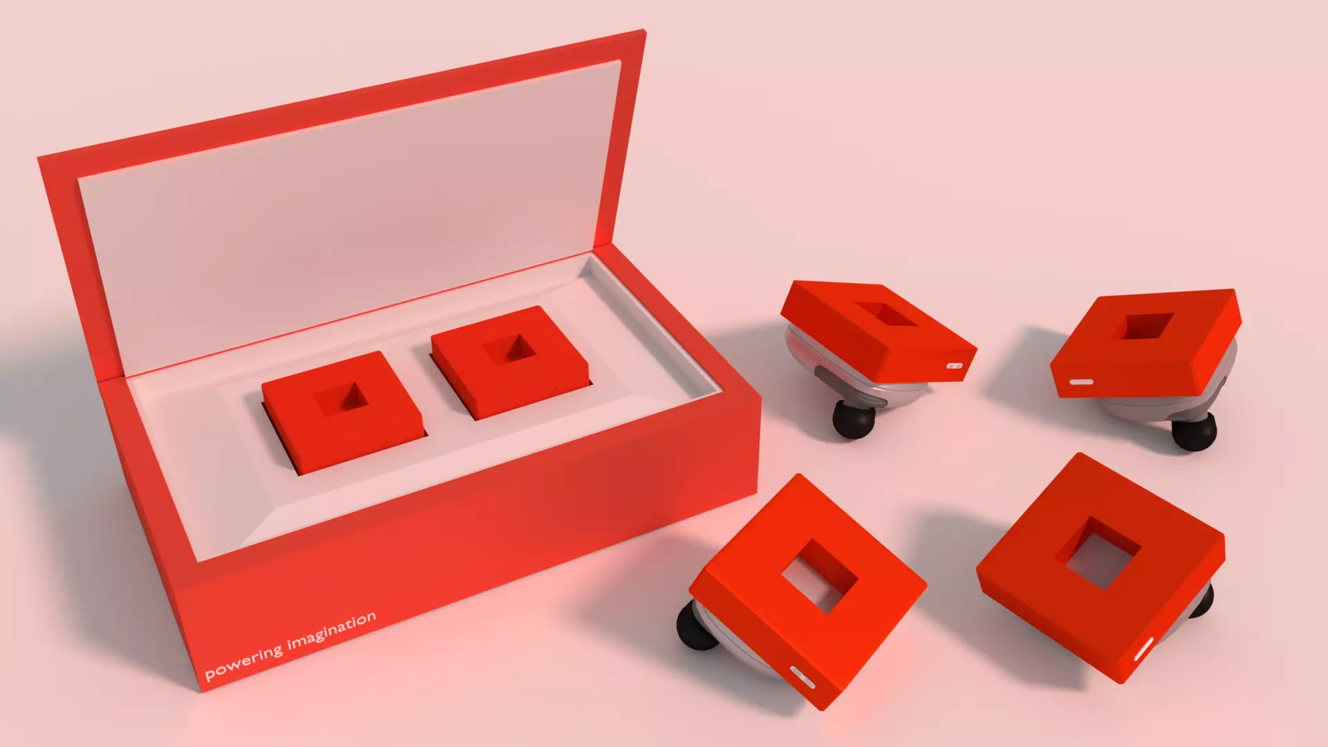 RoPods pair of squares 3D model_0